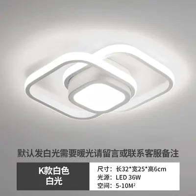 Modern Minimalist LED Ceiling Light for Hallway