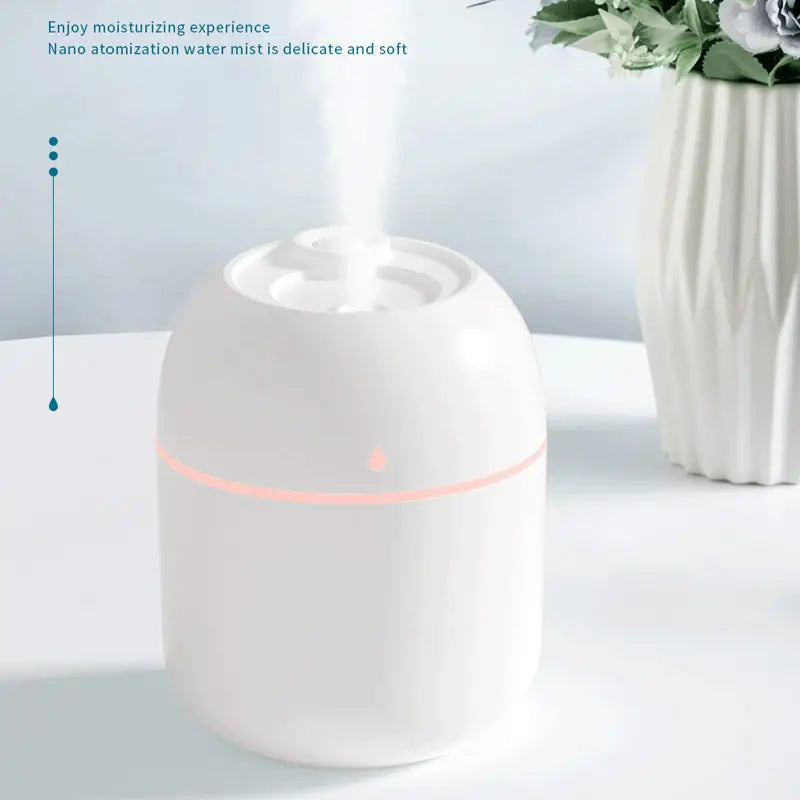 220mL USB Ultrasonic Humidifier for Home & Travel