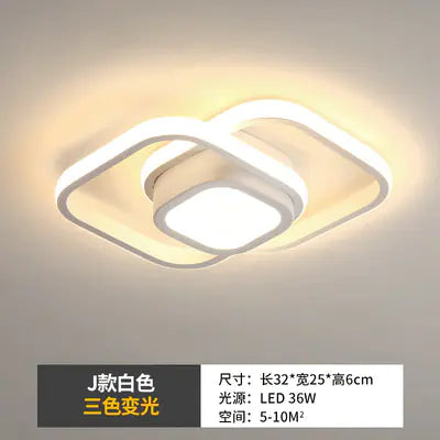 Modern Minimalist LED Ceiling Light for Hallway