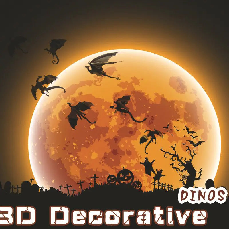3D Dinosaur Wall Stickers - Wall Decals