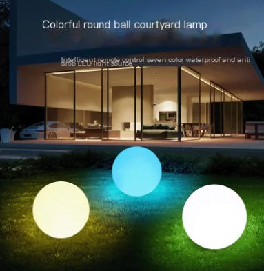 LED Colorful Ball Light with Remote for Outdoor Decor