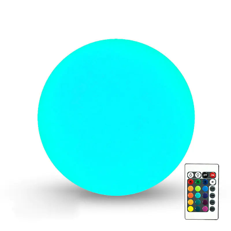 LED Colorful Ball Light with Remote for Outdoor Decor