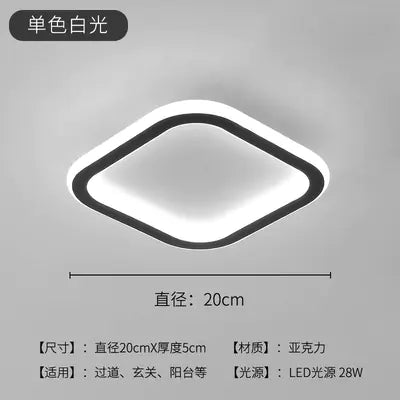 Modern Minimalist LED Ceiling Light for Hallway