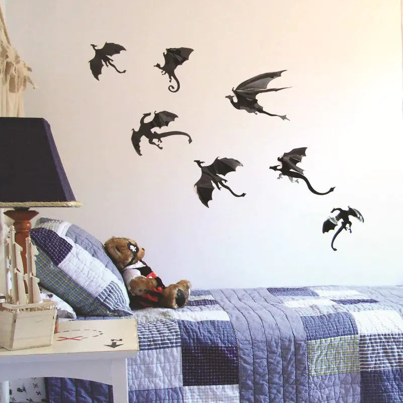 3D Dinosaur Wall Stickers - Wall Decals
