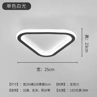 Modern Minimalist LED Ceiling Light for Hallway