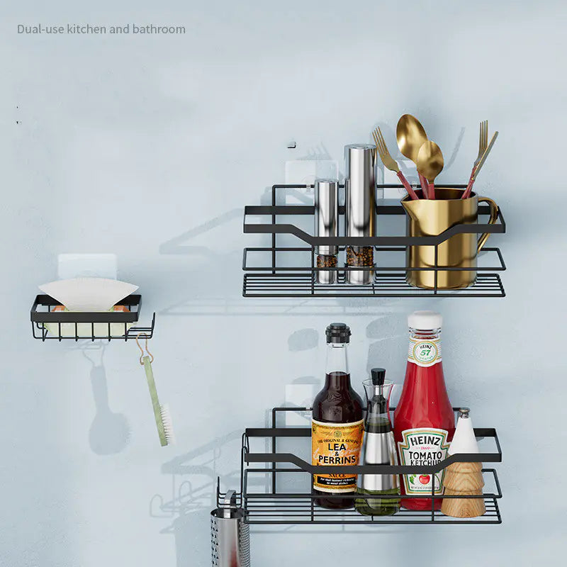 Perforated Mounted Kitchen Wall Shelf